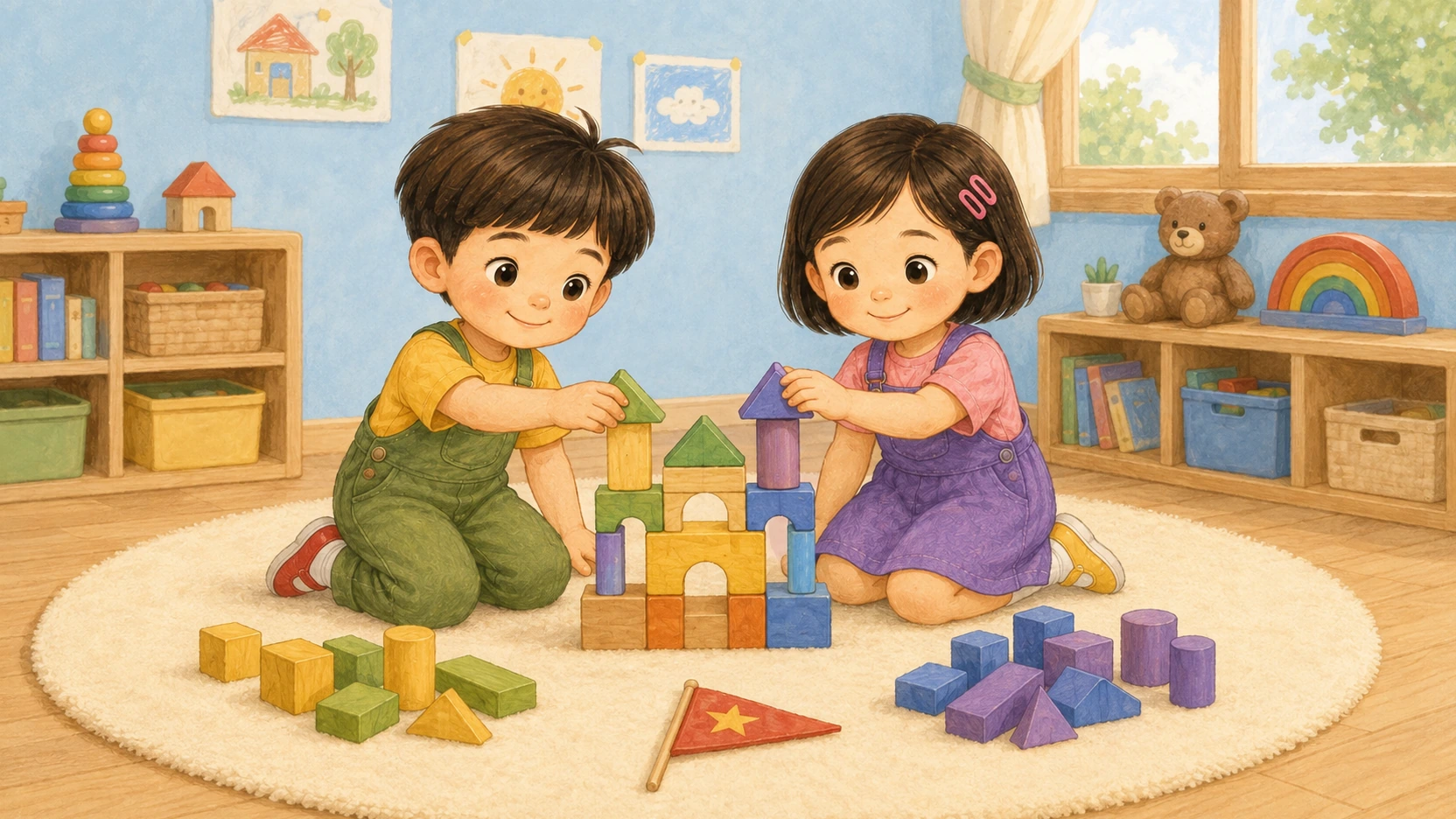 별 깃발은 누구 것일까? 1쪽 장면